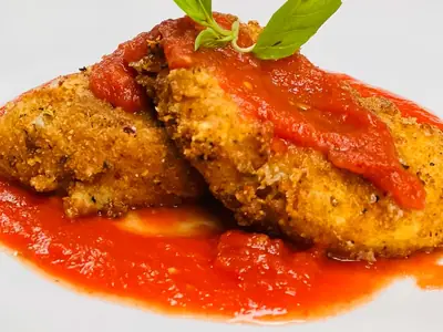 Homemade Fried Mozzarella
